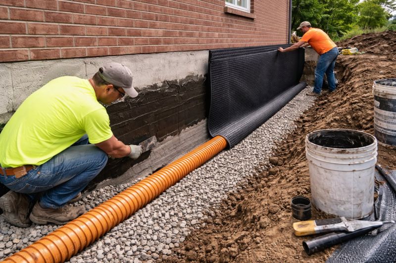 Basement Walls Waterproofing in Greenville, SC