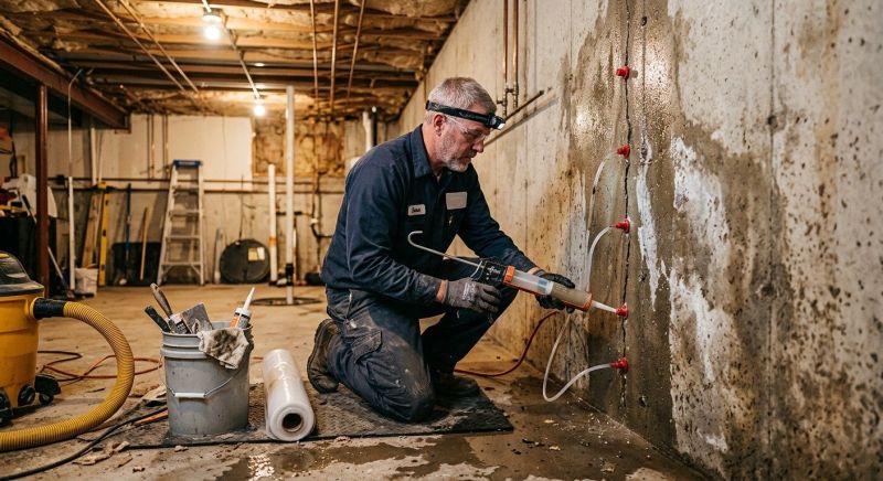 Concrete Waterproofing in Fredericksburg, VA