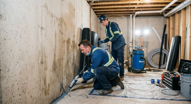 Basement Leak Repair in Greenville, SC